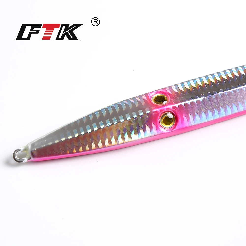 

FTK new 1PC 300G 250MM Seawater Fishing Bait Lead Metal Sinker Lure Slow Pitch Sinking Jig Fishing Bait Ocean