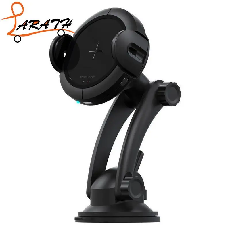 

5W/10W/15W Wireless Car Charger Automatic Infrared Induction Phone Holder Cradle Mount CNS9827