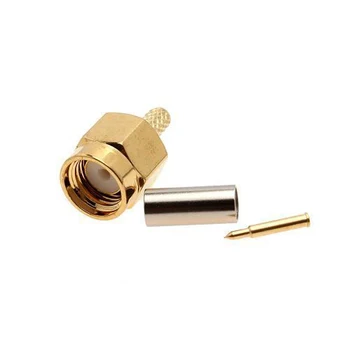 

100pcs SMA Male 50-1.5 RF connector For RG174 RG316 LMR100 Cable