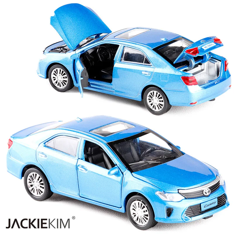  New 1:32 Scale TOYOTA CAMRY Metal Alloy Diecast Car Model Miniature Model With Pull Back Sound Ligh