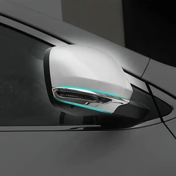 

For RENAULT KADJAR 2016 ABS Chrome Side Door Rear View Mirror Cover Trim Molding Strip Auto Styling Accessories