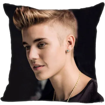 

Custom Decorative Pillowcase Justin Bieber Square Zippered Pillow Cover Best Gift 35X35,40x40,45x45cm(One Side)180516-63