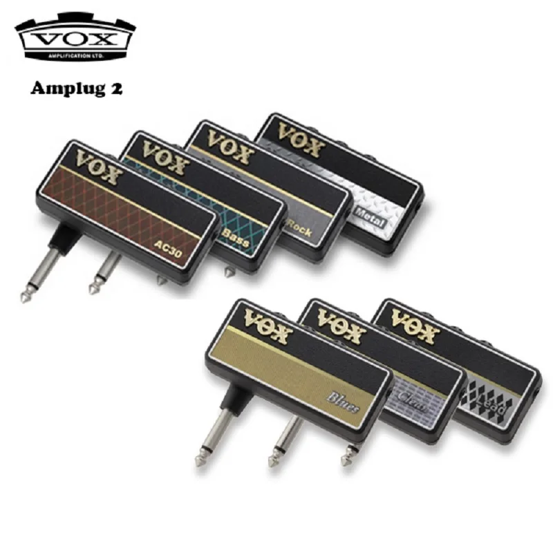 Усилитель для наушников Vox Amplug 2 Guitar/Bass все модели AC30 классический рок металл бас