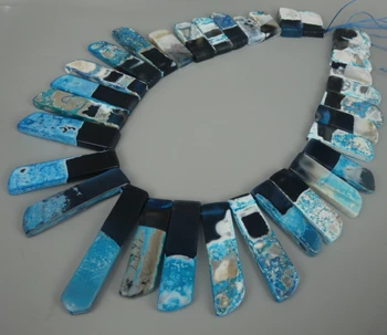 

New Arrival 15.5 inch/strand Stone Smooth Graduated Slab Top Drilled Necklace Graduated Necklaces Jewelry Dinnder Fashion