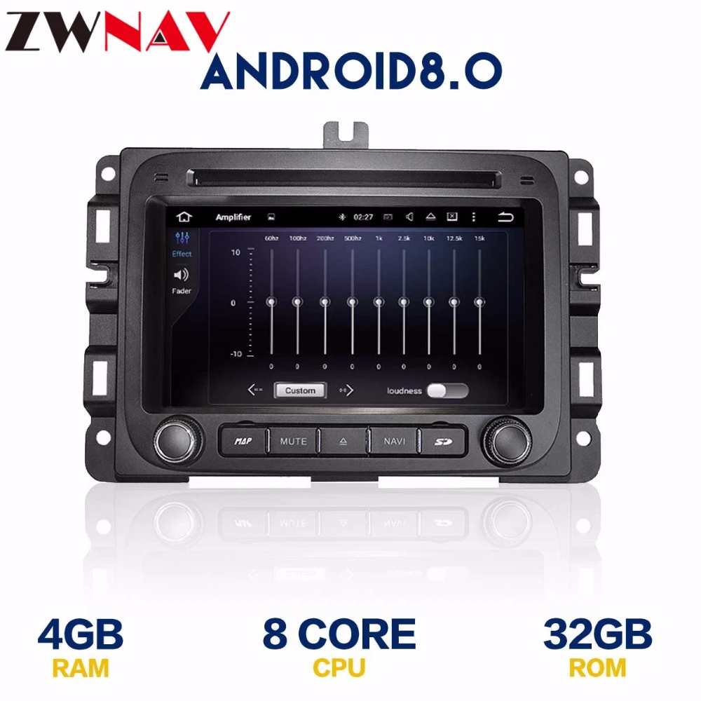 Автомагнитола на Android 8 0 для Dodge RAM1500 ram 1500 2014 2015 2016 2017 с DVD плеером BT GPS навигацией