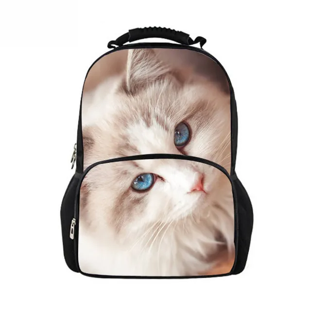 FORUDESIGNS Siamese Cats Backpacks Fashion Women School Backpack for