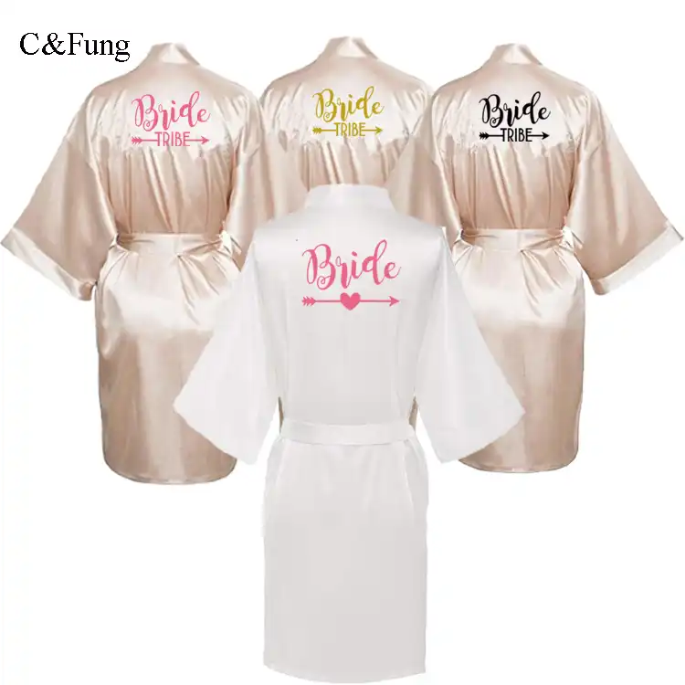 bride tribe dressing gown