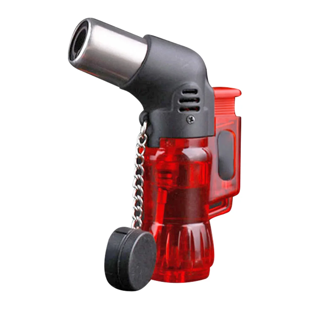 

Outdoor Mini Butane Jet Torch Cigarette Windproof Lighter Random Color Plastic Fire Ignition Burner NO GAS Outdoor Tools