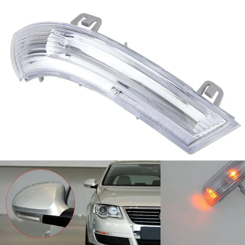 1pcs LED Right Side Mirror Turn Signal Indicator Light For V-W MK5 Golf Passat Je-tta