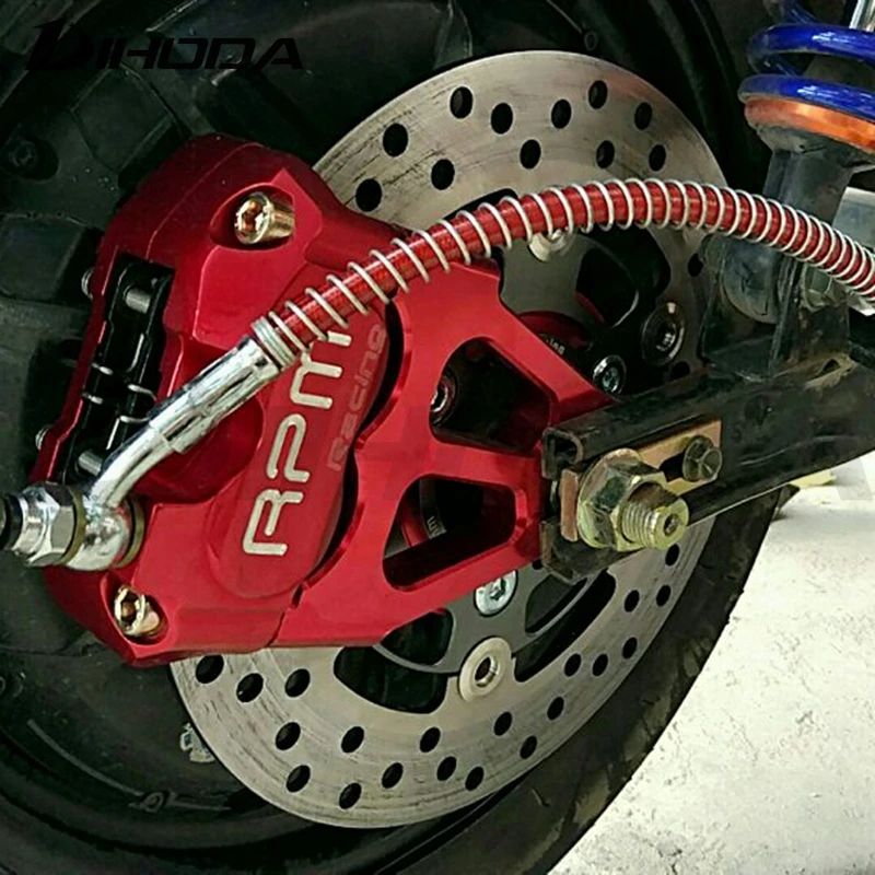 Motorcycle modification electric motorcycle four piston brake calipers pump RPM 220 for WISP RSZ Turtle King small radiation motorcycle brake caliper