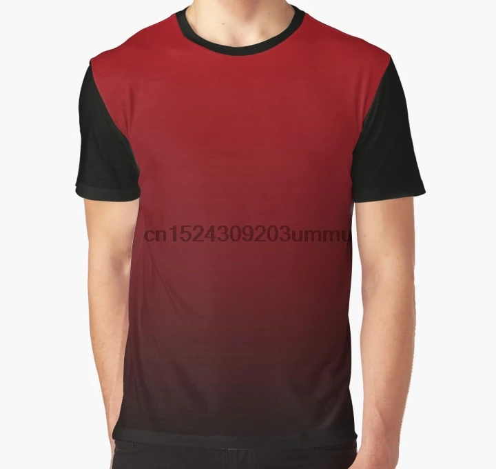 

All Over Print 3D Tshirt Men Funny T Shirt vintage vampire red black red ombre Graphic T-Shirt