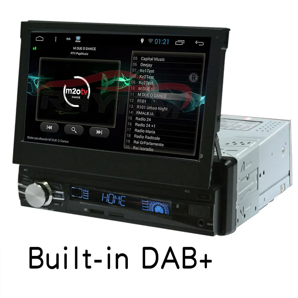 Автомобильный DAB радио стерео " in-dash емкостный сенсорный экран Bluetooth DAB+/AM/FM/RDS SWC USB phonelink с iphone android телефон