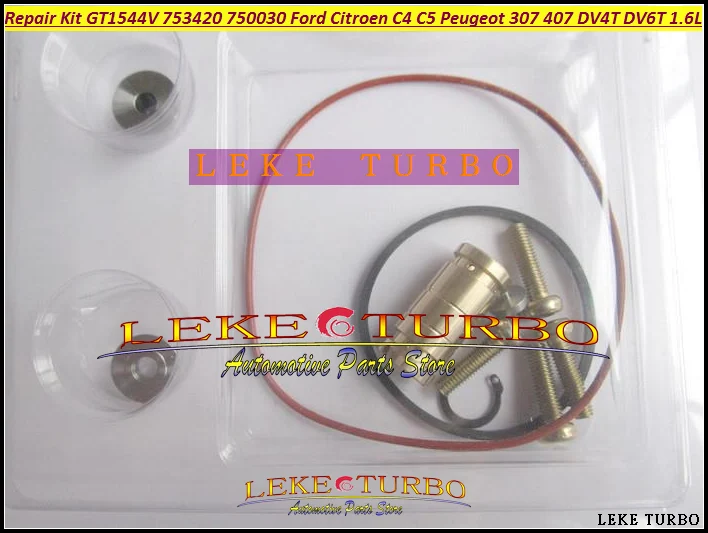 Turbo Repair Kit rebuild GT1544V 753420 753420-0002 750030-0002 Turbocharger For FORD C-Max Citroen C4 C5 Mazda3 Peugeot 307 407 S40 DV4T DV6T 1.6L (2)