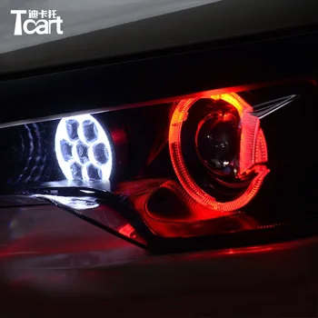 

Tcart For Chevrolet Suzuki Mitsubishi BMW Audi Citroen LED Projector Headlight car styling daytime running drl Bulb High Beam