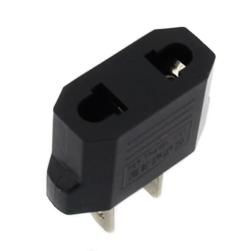 10pcs High Quality European Euro EU to US USA Plug Travel Charger Adapter Outlet Converter Wholesale Hot Sale Adapter