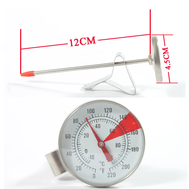 Мгновенное считывание кофейного молока Кухонный Термометр из нержавеющей стали
