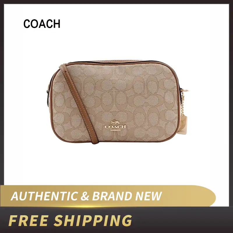 coach jacquard crossbody