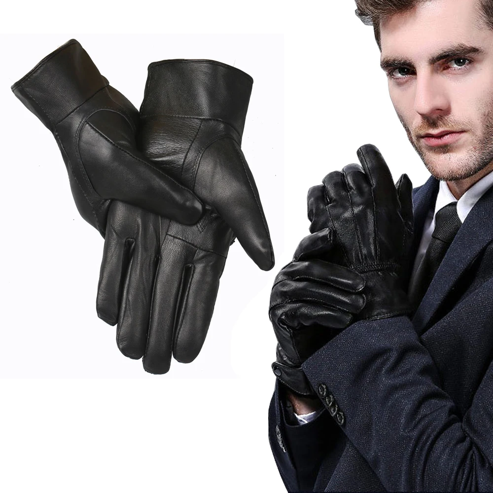 

1 Pair Goat Man Skiing Running Gloves Ultra Velvet Thick Winter Accessories