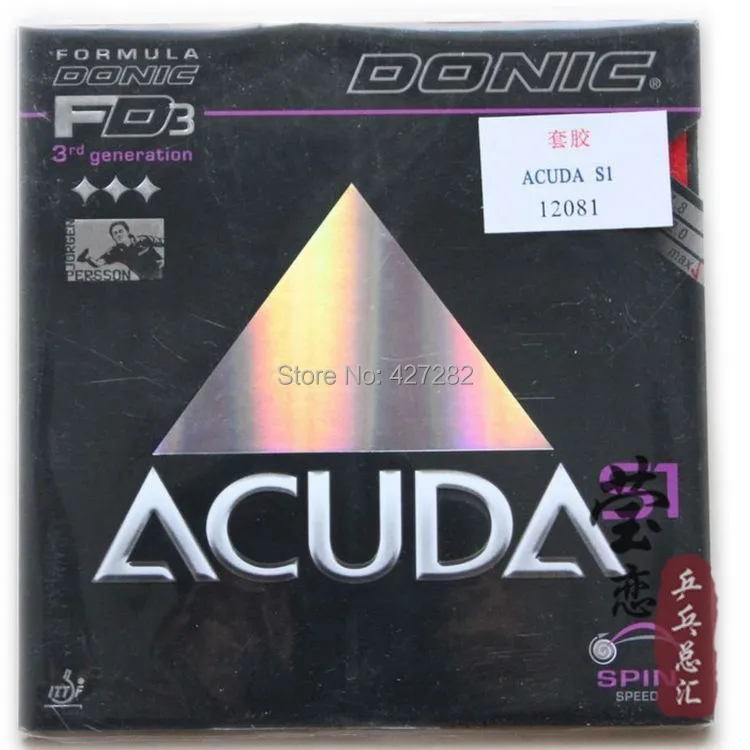 Оригинальный Donic Acuda S1 S2 S3 Acuda S1 Turbo настольным теннисом резиновая настольный теннис ракетки ракетка спорт - изображение