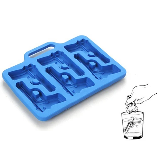 Pistol Ice Mold Silicone Mold Cooking Tools Cookie Cutter Ice Molds Cream Mould Ice Cream Tools Ice Cube Tray