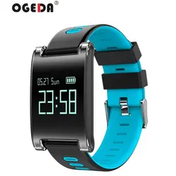 OGEDA часы для мужчин 2019 Smart женщин браслет Bluetooth приборы для измерения артериального давления сердечного ритма мониторы фитнес напоминание