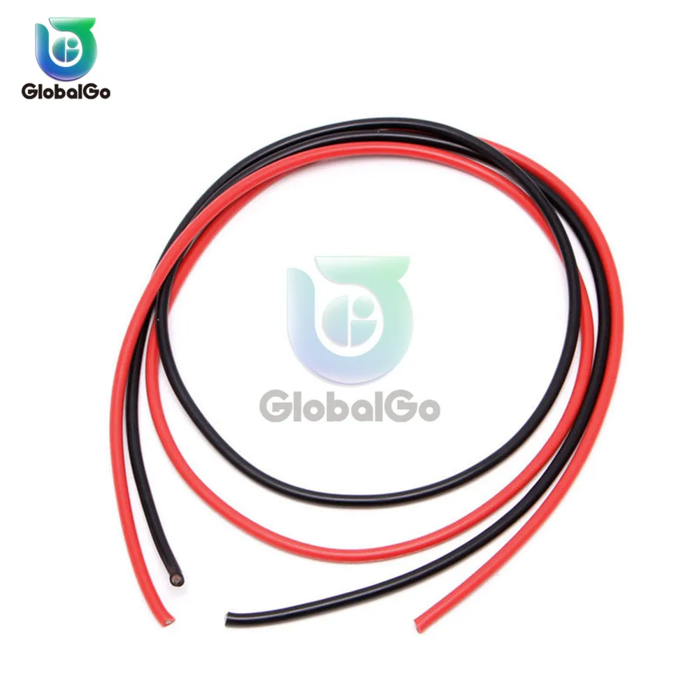 2 шт./лот 12AWG 14AWG 16AWG силиконовый провод ультра гибкий Тестовый Кабель высокая