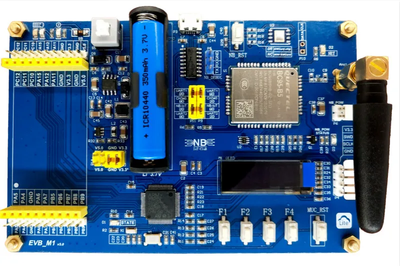

Nbiot Development Board BC95, BC35-G STM32L4 Development Board, NB-IOT EVB_M1 LiteOS