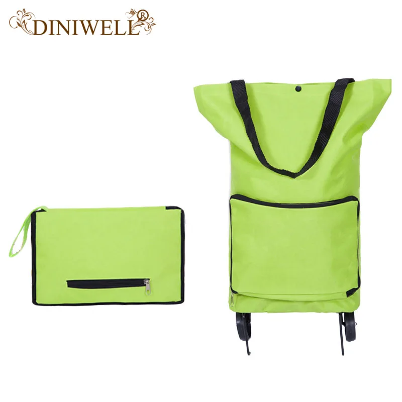 Складная корзина для покупок DINIWELL из ткани Оксфорд сумка на колесиках посылка