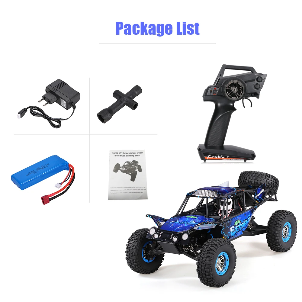 Cool Remote Control Climbing Car SUV 10428-B2 110 2.4G 4WD Electronic Rock Crawler Off-Road Buggy Desert Baja RC Cars RTR (18)