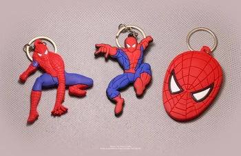 

Disney Marvel Spider Man key ring 6cm PVC mini doll Anime Action Figure Collectible mini doll Toy model for children gift