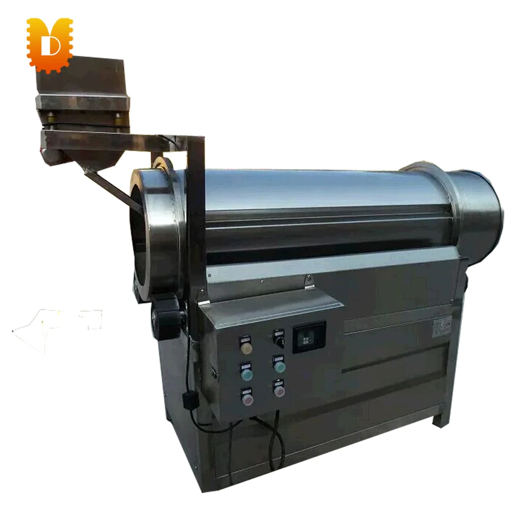 Snacks seasoning drum machine/Single drum fish skin peanuts machine/Automatic drum seasoning