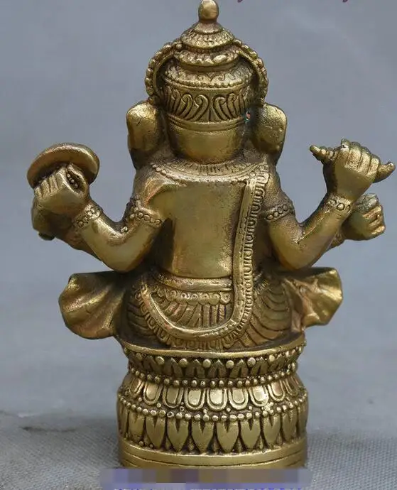 チベット仏教真鍮ガネーシャganapatiガネーシャ神神象仏像