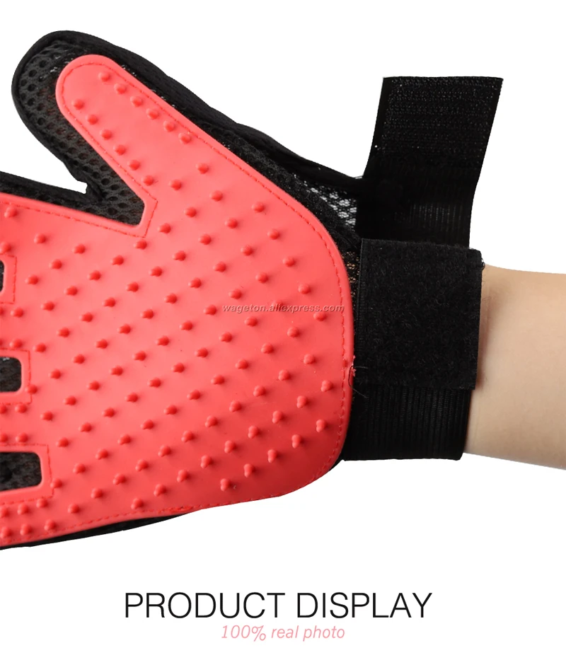 9 cat grooming glove 