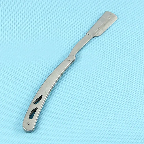 Прямая Опасная бритва стальные бритвы Складной нож для бритья с 10 лезвиями