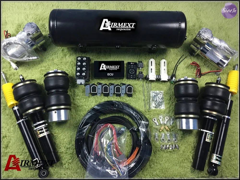 AIRMEXT Dual pump Air suspension kit/whole kits pneumatics Top grade