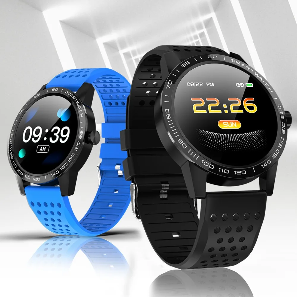 

696 T2CC Smart Watch IP68 Waterproof Heart Rate Activity Fitness Tracker Bluetooth Men Smartwatch for iphone/Android Phones