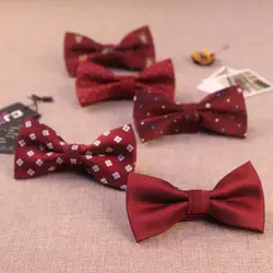 14 видов цветов Для мужчин модные дизайнеры Классический с бантом в горошек жаккардовые галстуки-бабочки высокого класса для Для мужчин