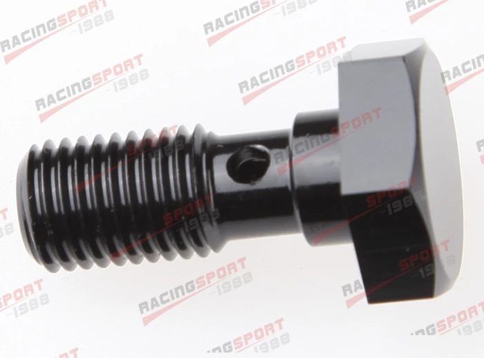Banjo Bolt M10 x 1.25 Aluminium Banjo Bolt Brake Adaptor Blue