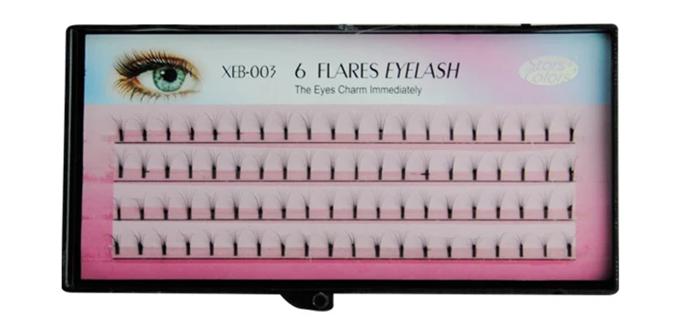 6D накладные ресницы 0,10 мм C Curl Индивидуальный Lashes Мягкий Природный накладные ресницы густой черный 8/10/12 мм ресницы