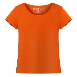 Модная женская разноцветная летняя футболка с круглым вырезом из чистого 100% хлопка с коротким рукавом, футболка для отдыха, пикантная