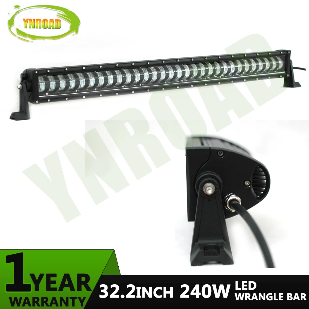 YNROAD 240W 32inch LED wrangler Light Bar led offroad bar with high low