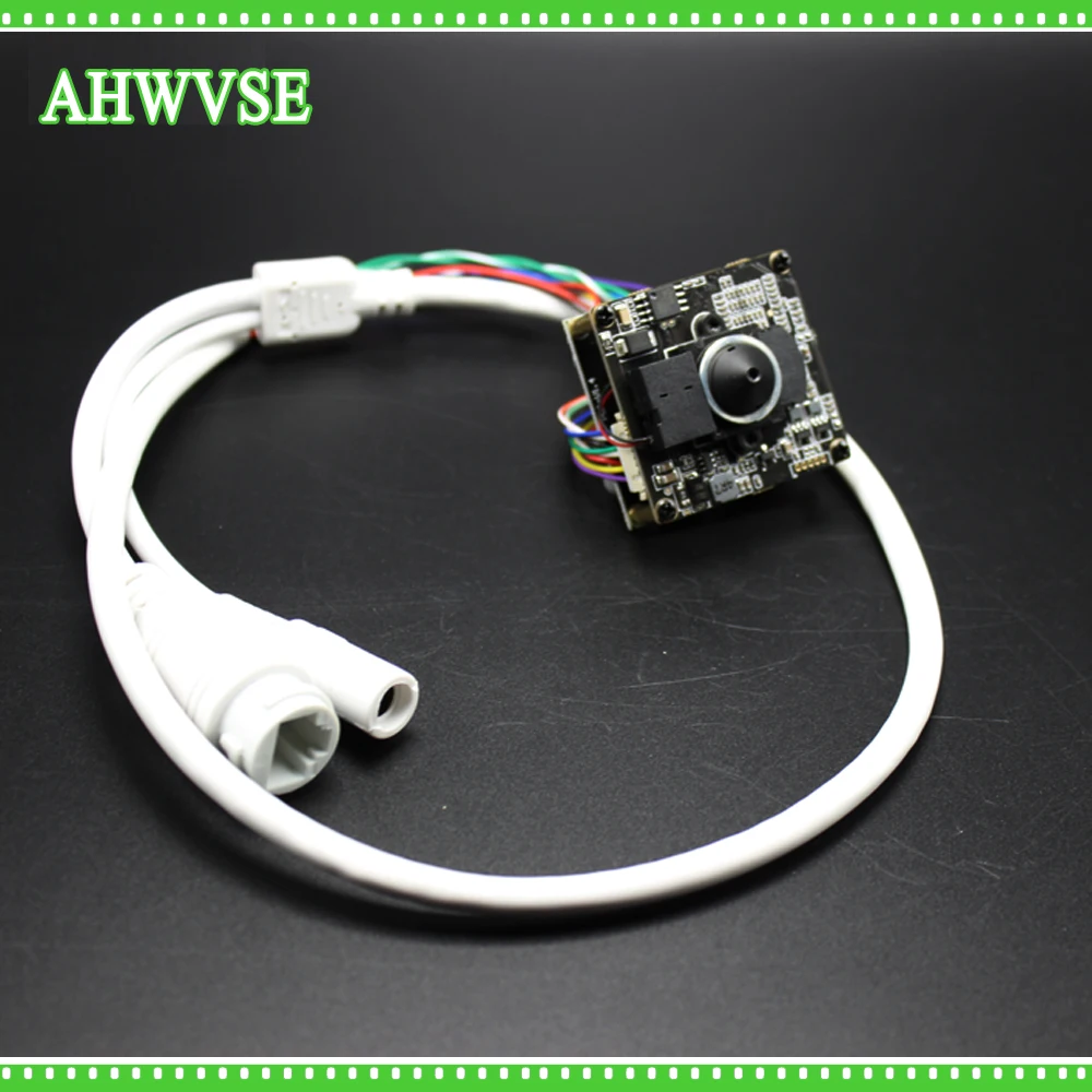DIY H.265 POE IP Камера с 3 7 мм объектив черный светильник IPC CCTV модуль печатной платы 1080P