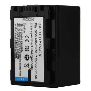 

2200mAh 7.2V Digital Rechargeable Battery Li ion Bateria for NP FV70 FH50 FH70 FH30 FH40 Sony HDR XR550/E CX110 HC3 SR5 UX5