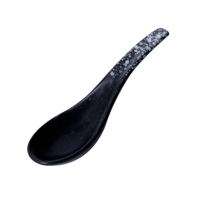

5Pcs Honey Flatware Soup Spoon Dessert Practical Coffee & Tea Ceramics Spoon Tableware Sugar Home Scoops Long Handle Ladle LY418