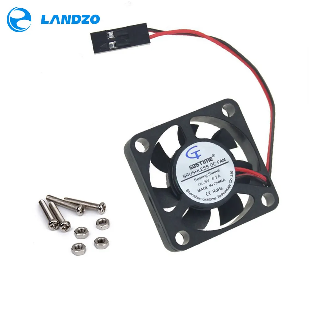

Raspberry Pi 3 Model B Cooling Fan for CPU Acrylic Case / 5V plug-in and play / Support raspberry pi model B Plus B+/ 3d printer