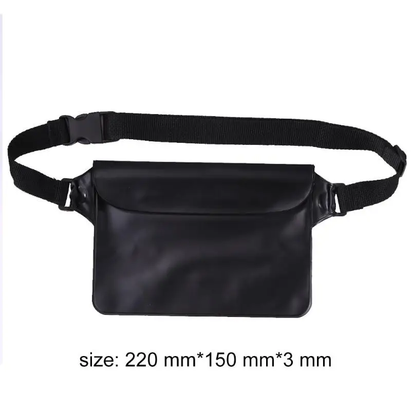 1pc Outdoor Beach Waterproof Waist Bag Swimming Drifting Sealed Phone Pouch