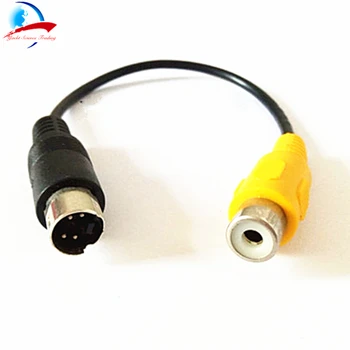 

Car DVD Navigation RCA Rear View Camera Reversing Camera Video Input Adapter Cable For Caska Kognd