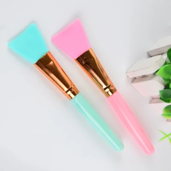 

Soft Silicone Mask Brushes DIY Mud Mixing Facial Foundation Skin Makeup Brushes Cosmetic Face Care Cosmetic Makeup Tool TSLM1