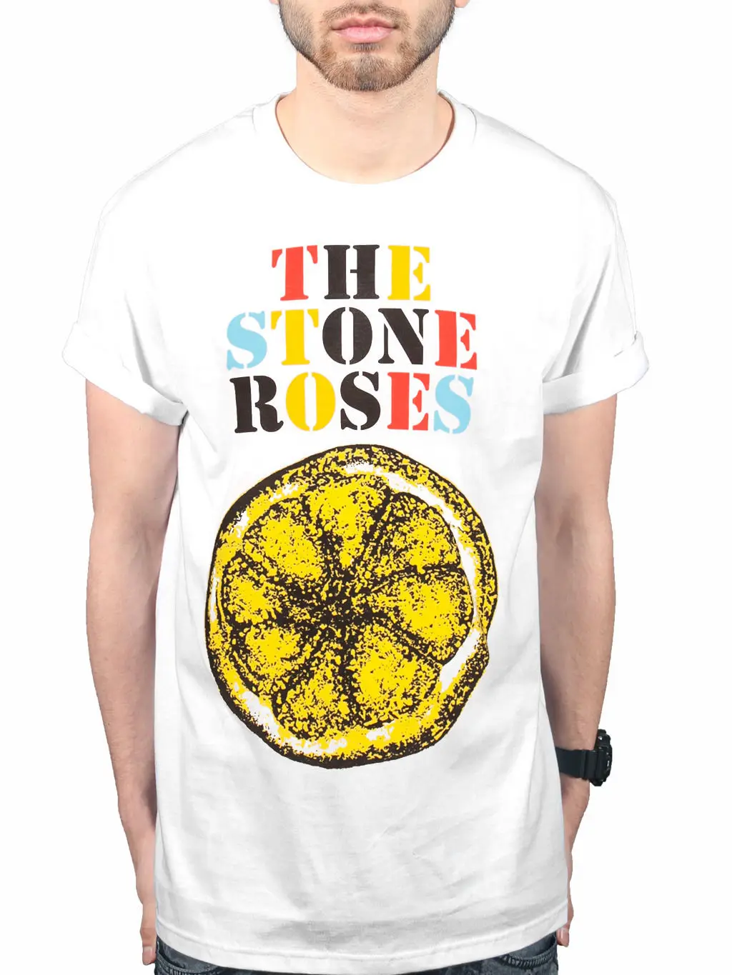 stone roses t shirt lemon