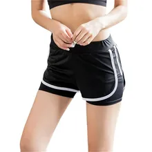 CKAHSBI спорт, йога на улице шорты летние женские шорты эластичный пояс женские Упражнения Фитнес Женская Йога короткие размера плюс одежда